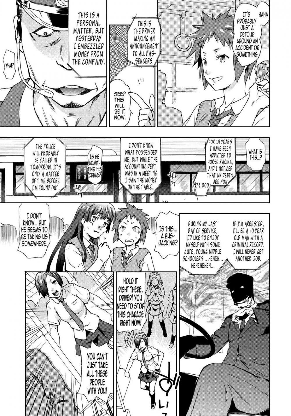 Hentai Manga Comic-Mass R*pe of Sleeping Middle Schoolers! The R*pe Bus-Read-5